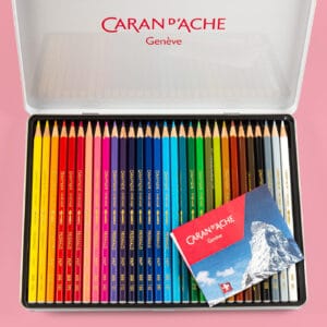 Confezione 30 Matite Colorate Acquerellabili - Prismalo Caran d'Ache