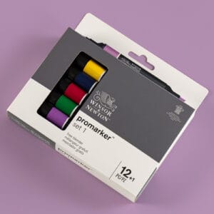 Set Promarker Set 1 - 12 colori+1 blender Winsor&Newton