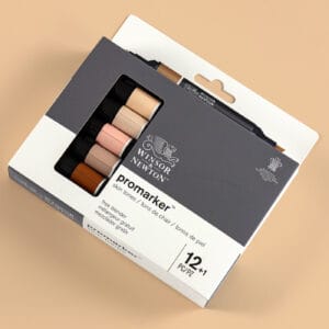 Set Promarker skin tones - 12 colori+1 blender tonalità della pelle Winsor&Newton