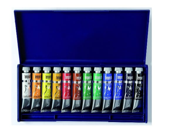 Set Tempera fine Maimeri 12 colori