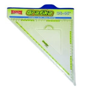 Squadra Plastica cm 30 angolo 45&deg;
