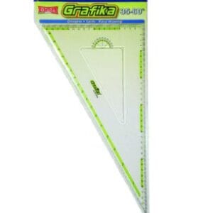 Squadra Plastica cm 30 angolo 60°
