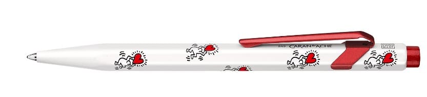 Penna a sfera 849 Caran D'Ache Haring bianca - immagine 2
