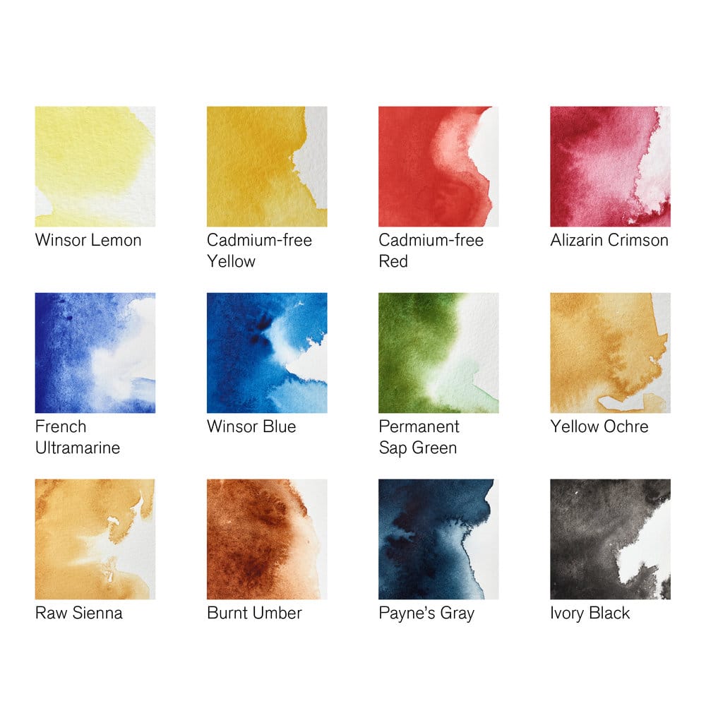 Set 12 Professional Watercolour Winsor & Newton - immagine 2