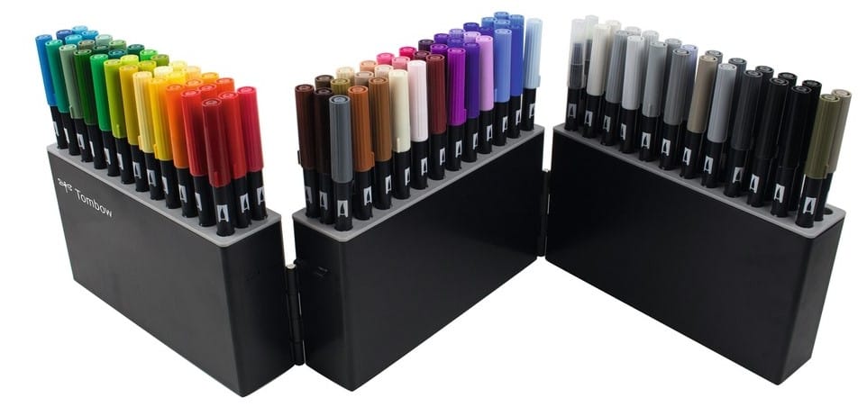 Set 107 Pennarelli ABT Dual Brush Tombow, +blender - immagine 2