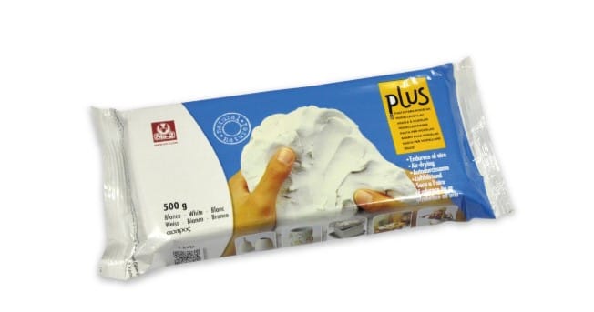Plus Argilla senza cottura Bianca 500 gr