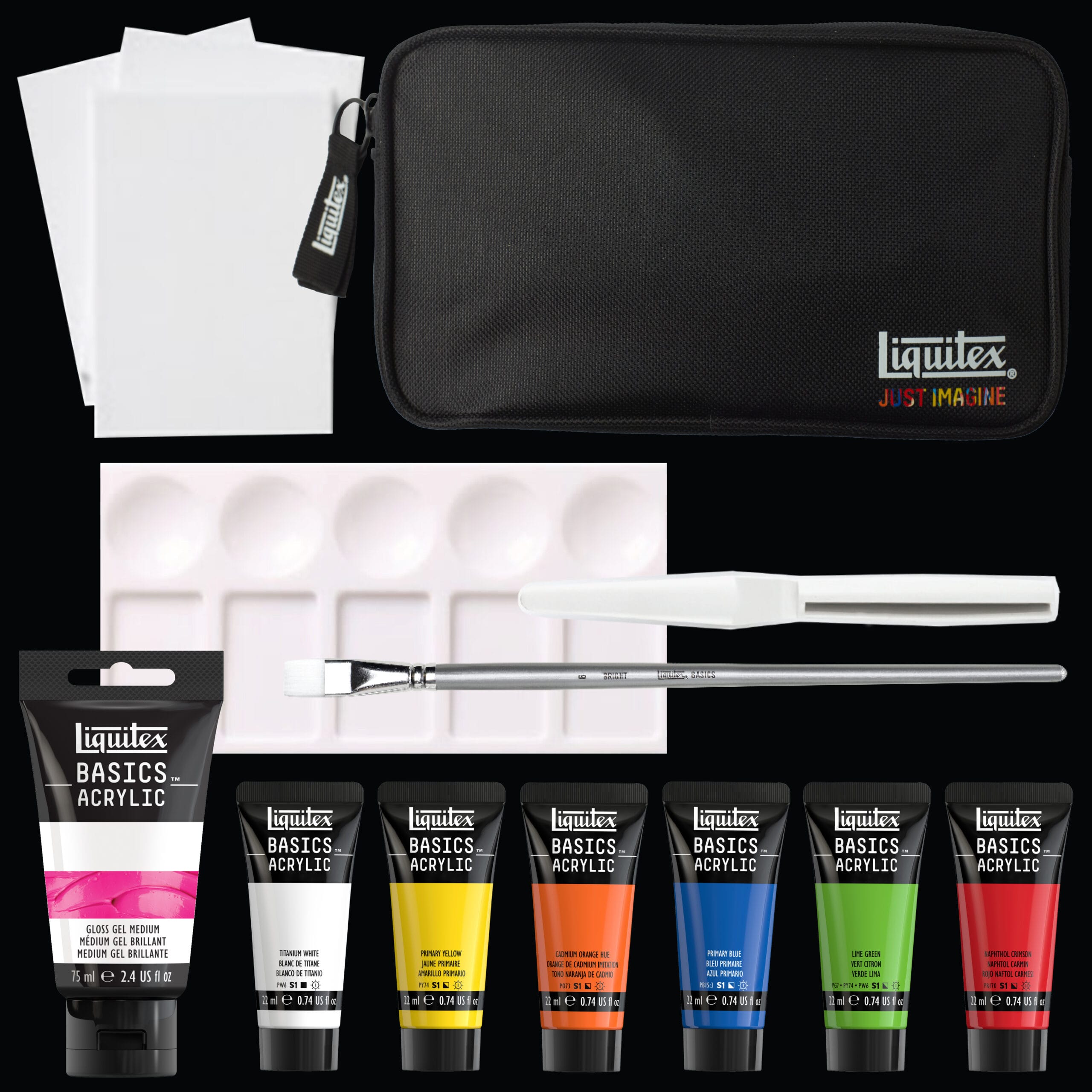 Set colori Acrilici Liquitex Basics +astuccio - immagine 2