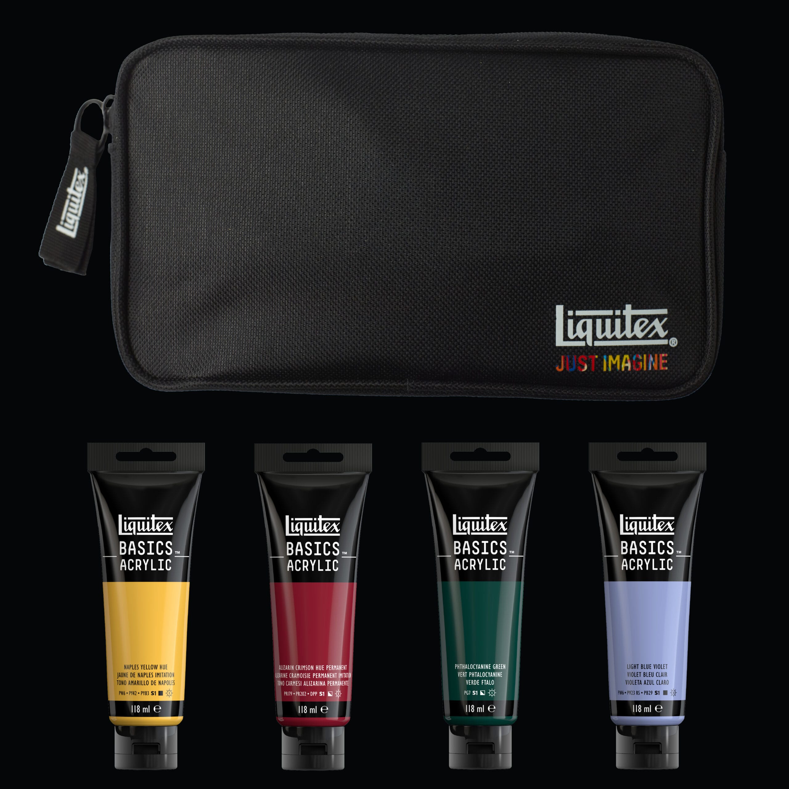 Set colori Acrilici Liquitex Basics +astuccio - immagine 2