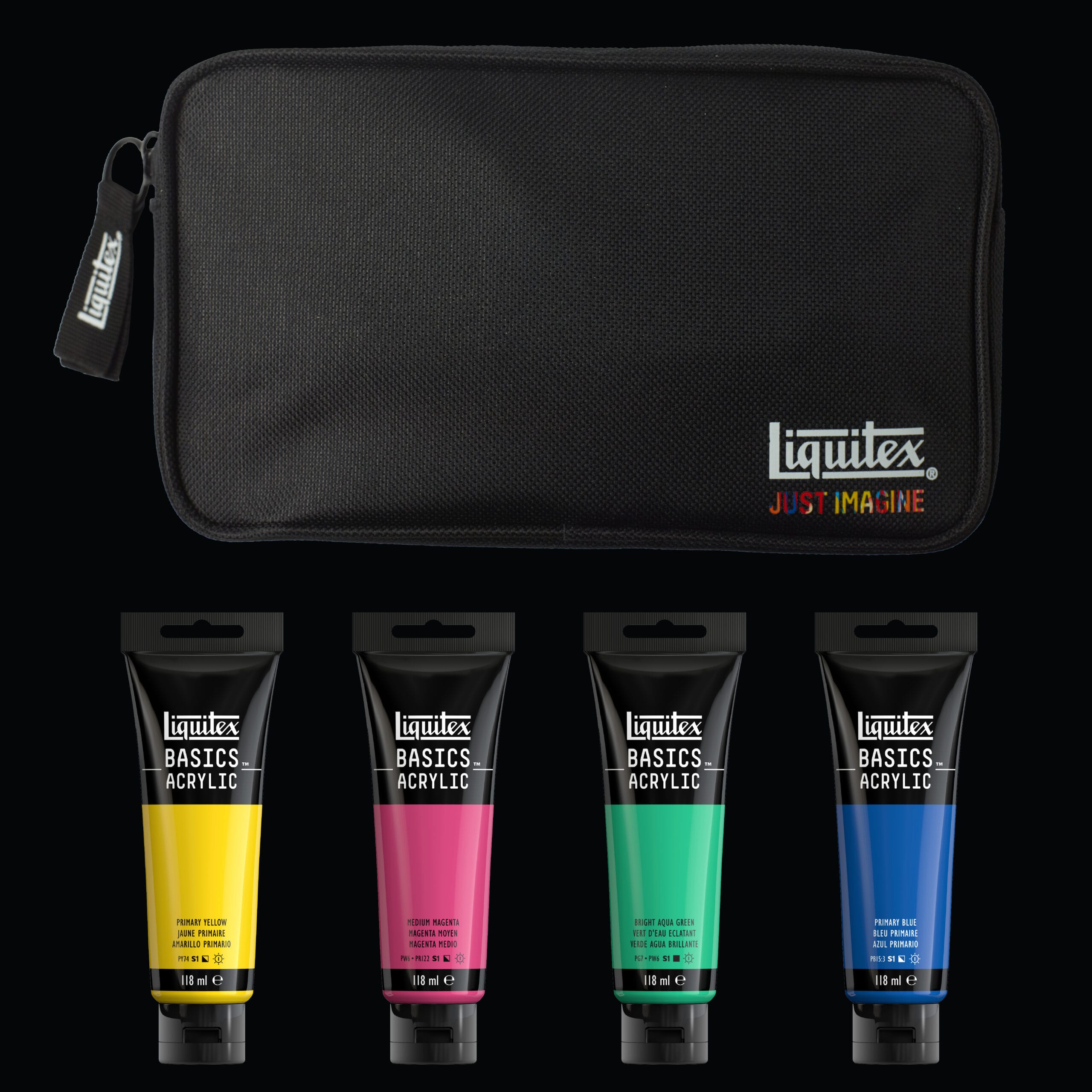 Set colori Acrilici Liquitex Basics +astuccio - immagine 2