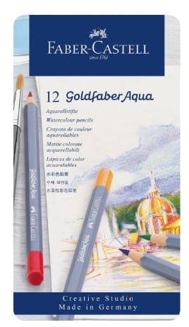 Set 12 Matite colorate Acquerellabili Goldfaber Faber Castell